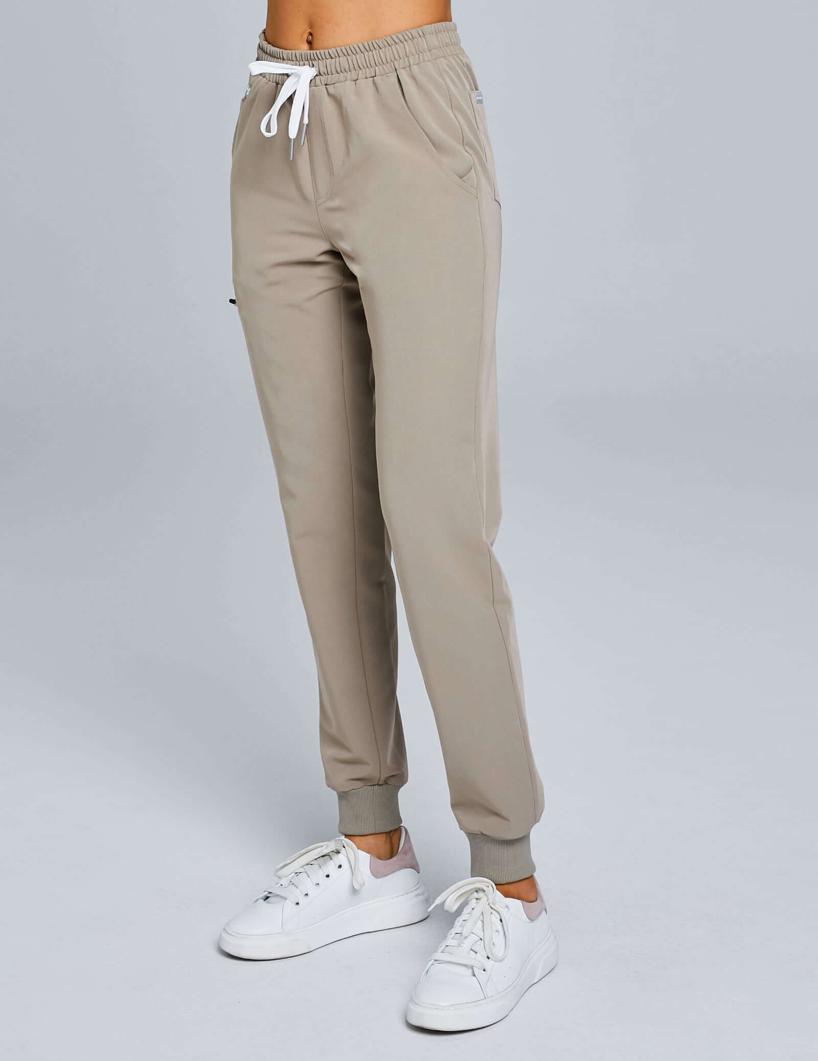 Dámske nohavice Jogger - BEIGE