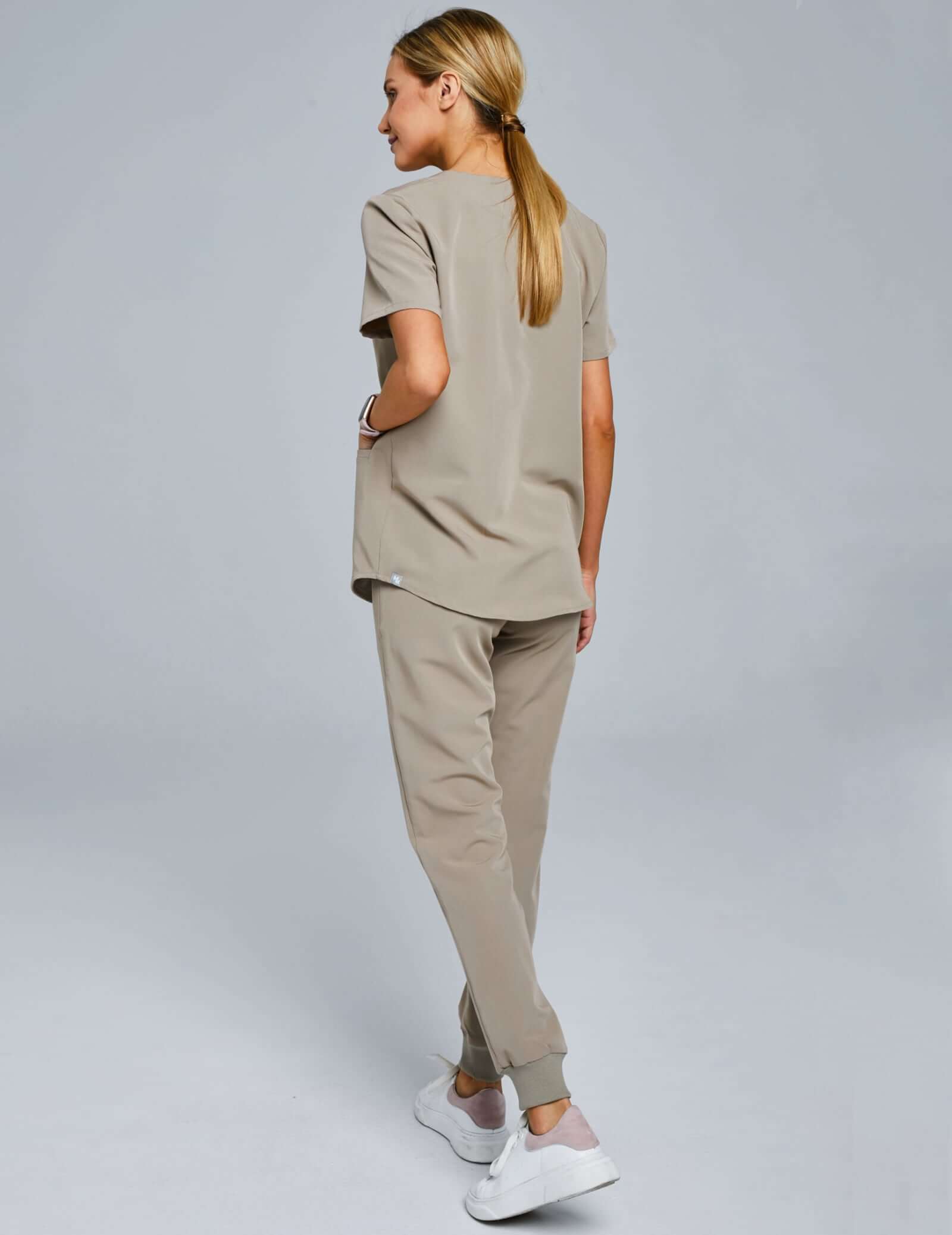 Dámske nohavice Jogger - BEIGE