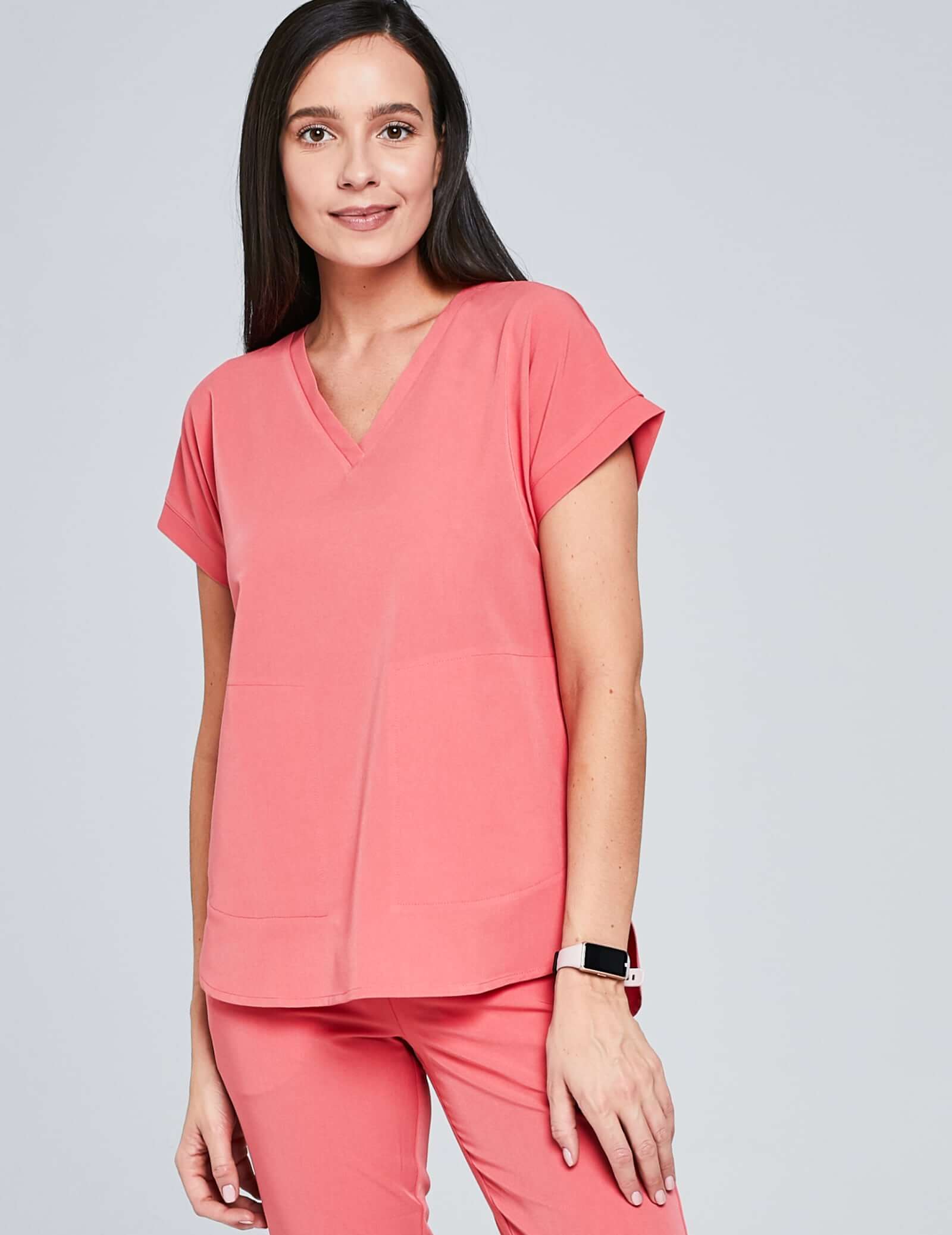 Bluza Medyczna Kendall - CANDY CORAL