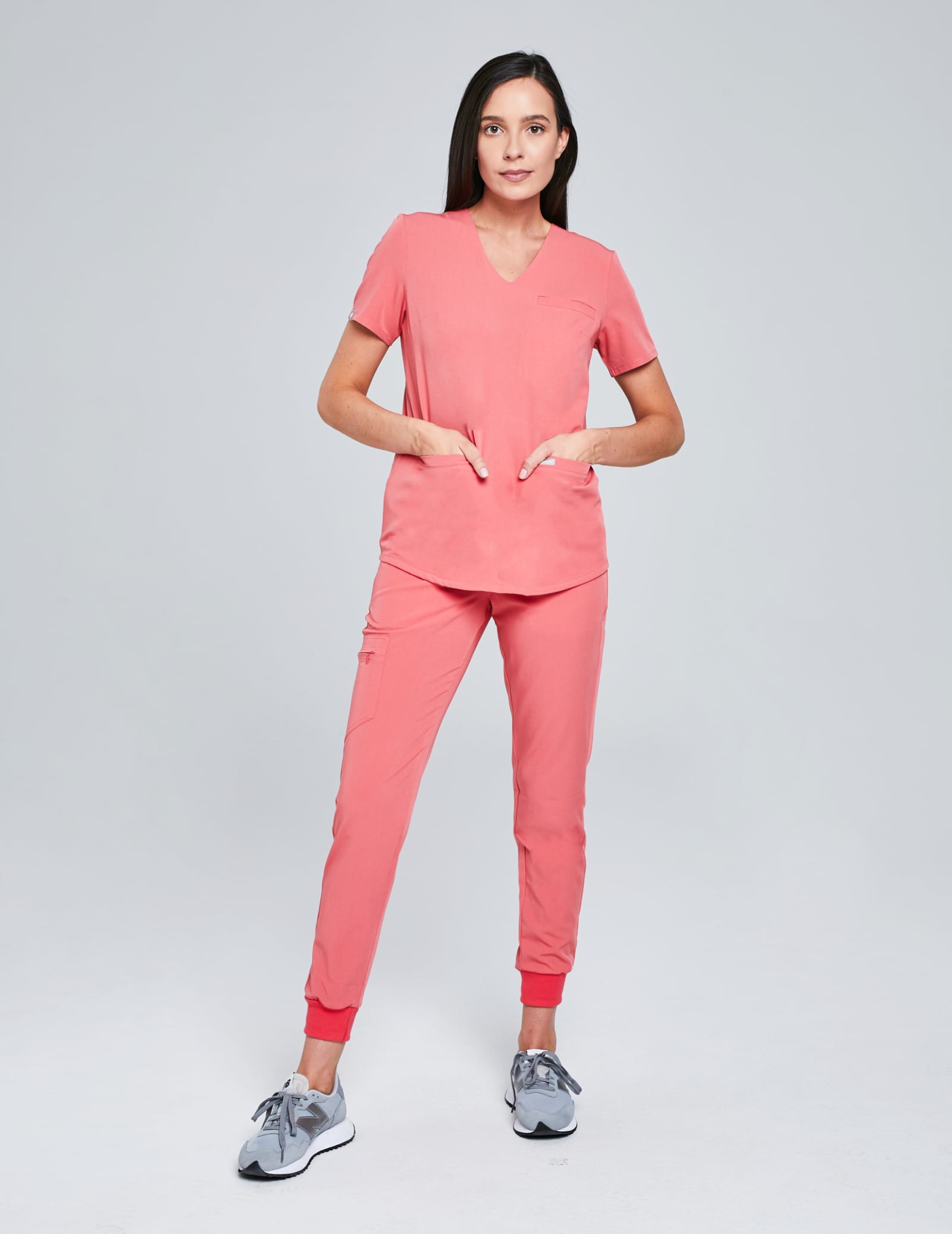 Spodnie Joggery Damskie - CANDY CORAL