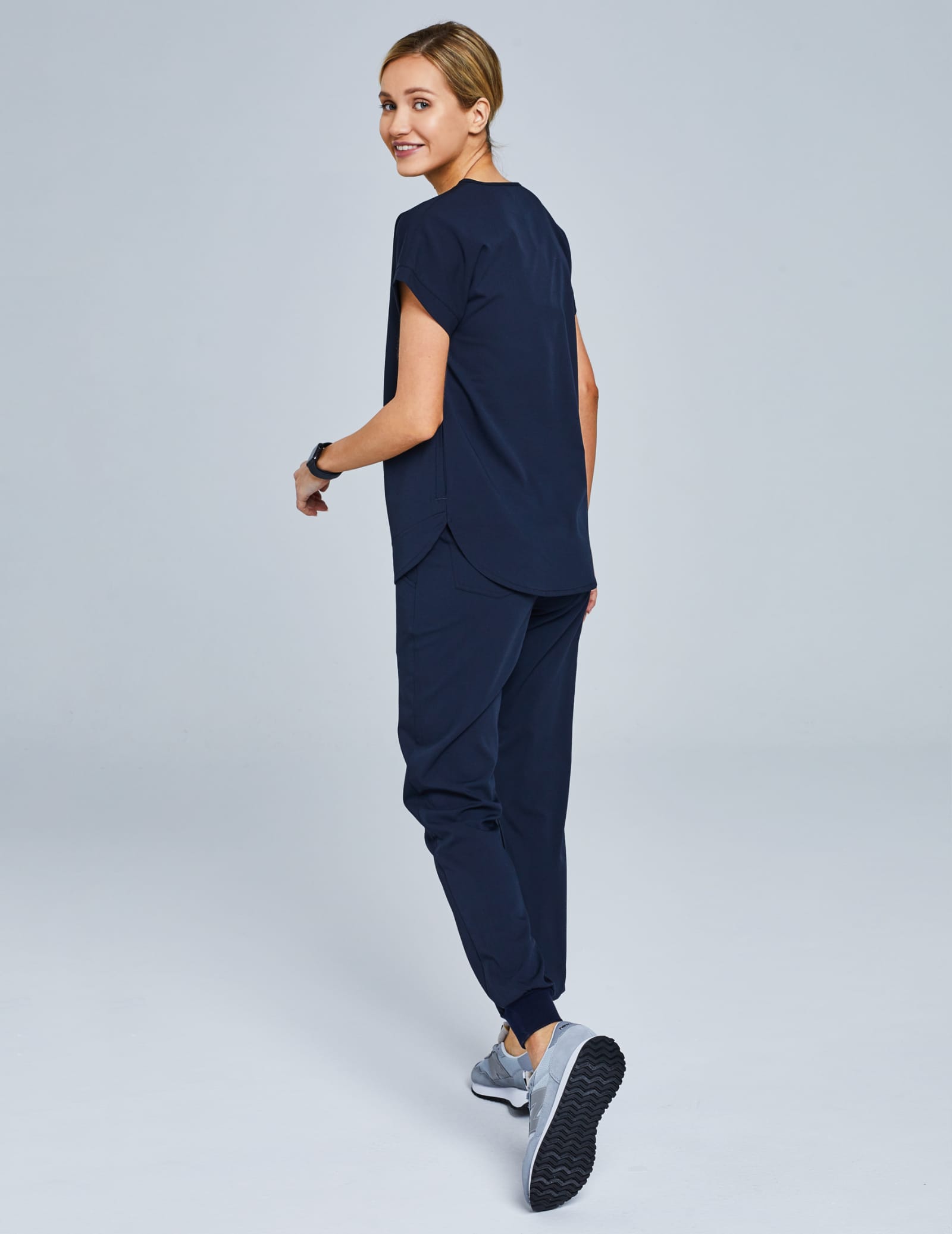 Dámske nohavice Joggers - MIDNIGHT BLUE