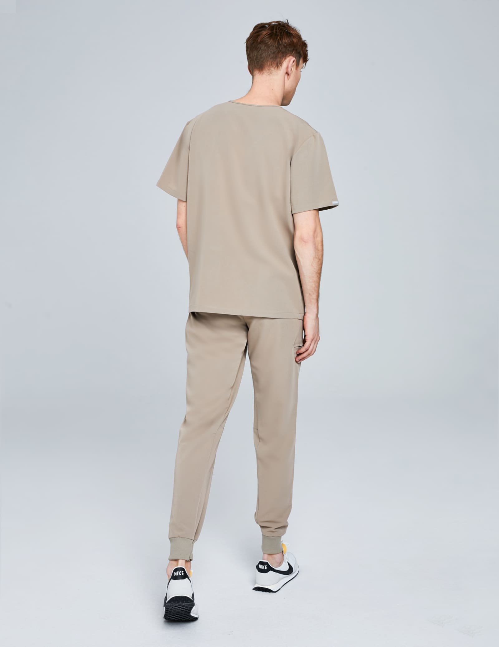 Pánske nohavice Joggers - BEIGE