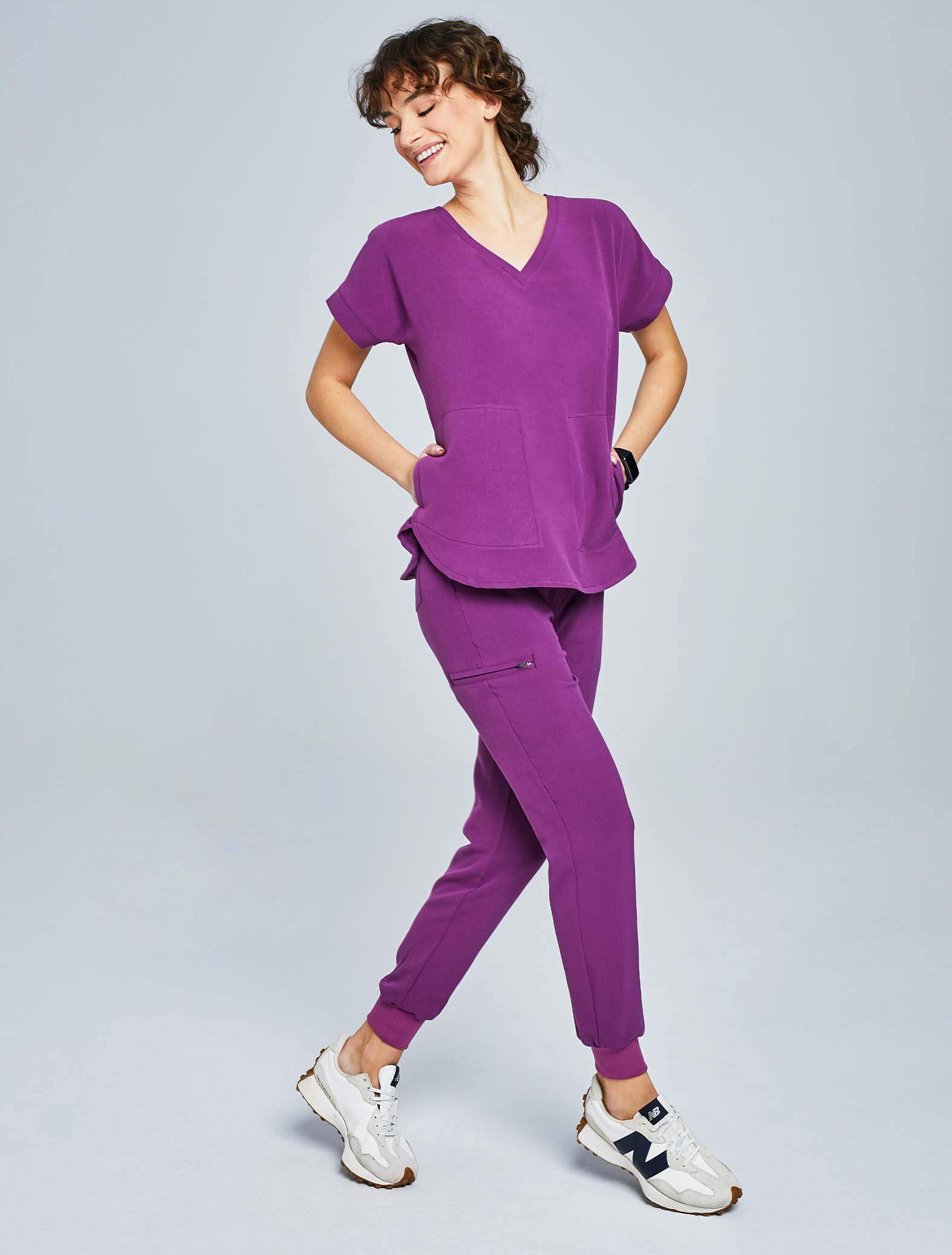 Dámske nohavice Joggers - GRAPE PURPLE