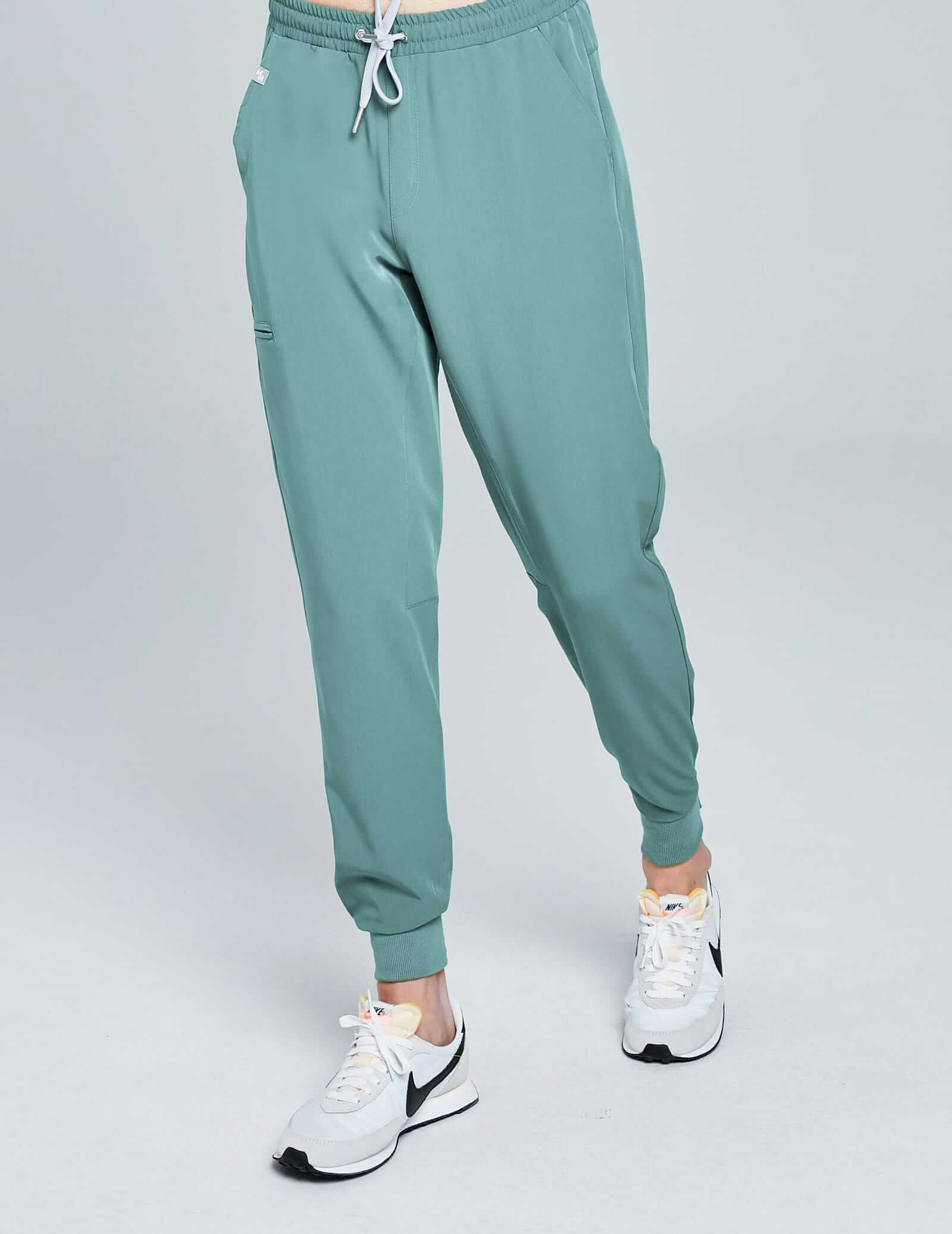 Pánske nohavice Joggers - DUSTY GREEN