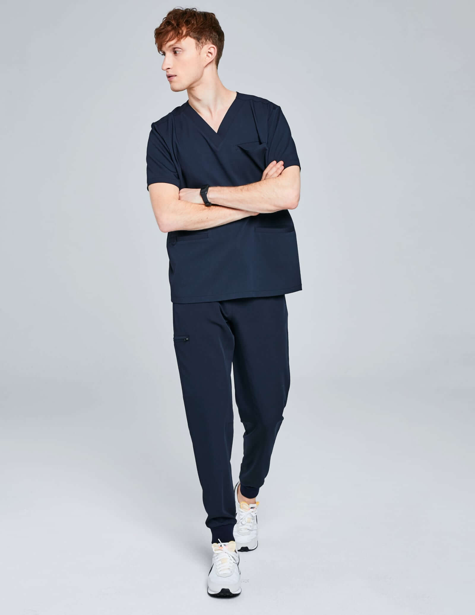 Pánske nohavice Joggers - MIDNIGHT BLUE