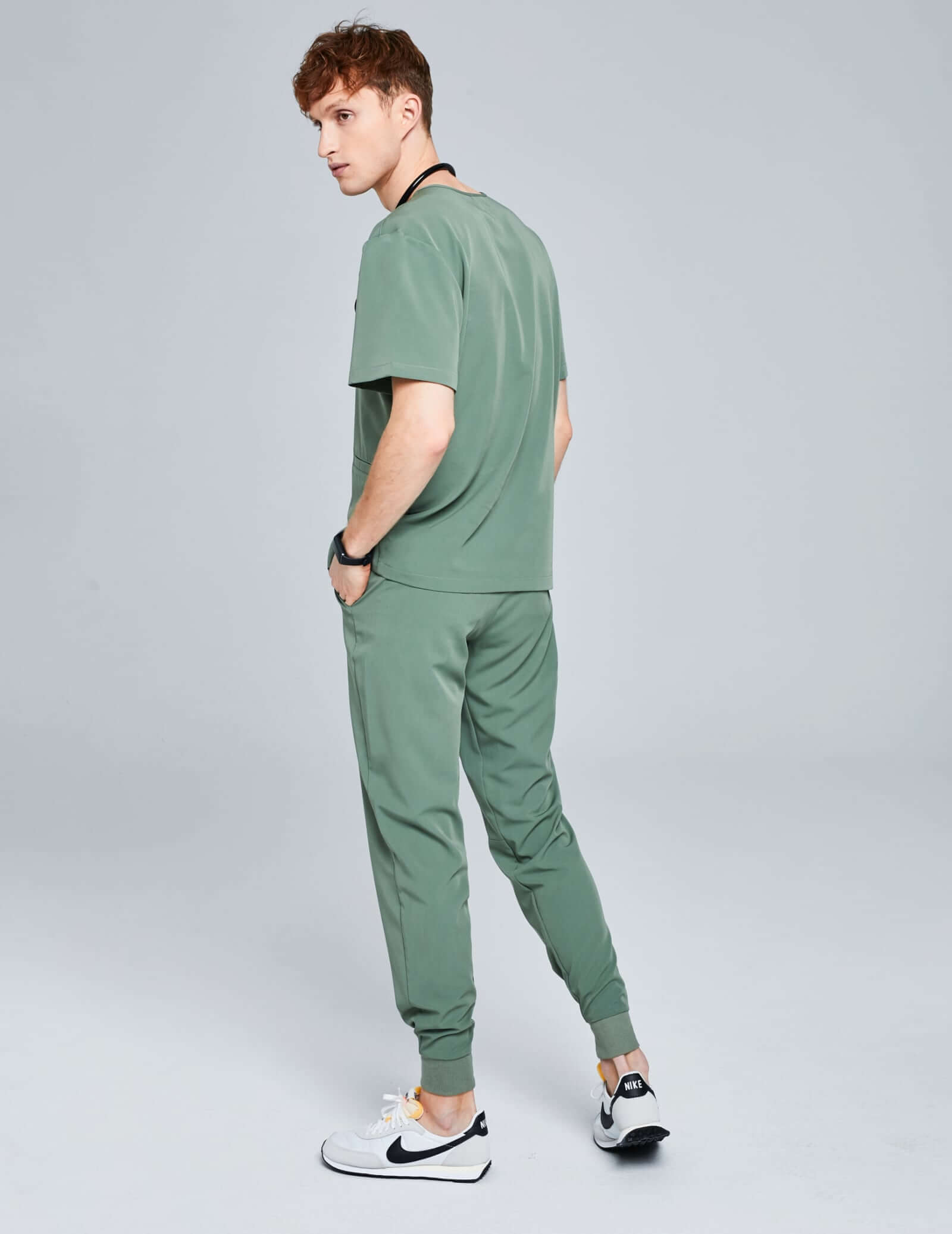 Pánske nohavice Joggers - KHAKI