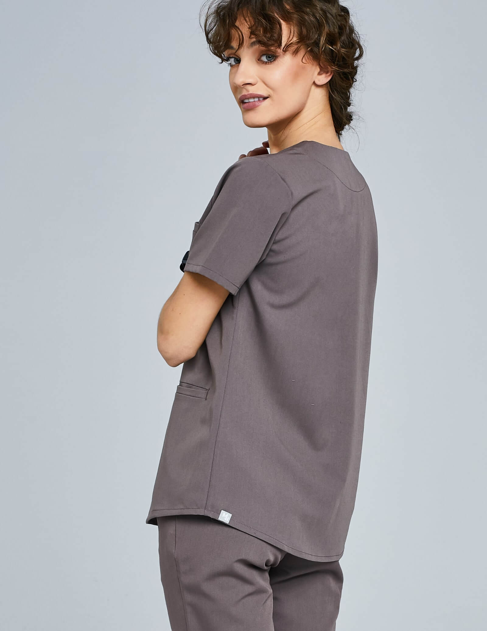 Bluza Medyczna Grace - CHOCOLATE BROWN