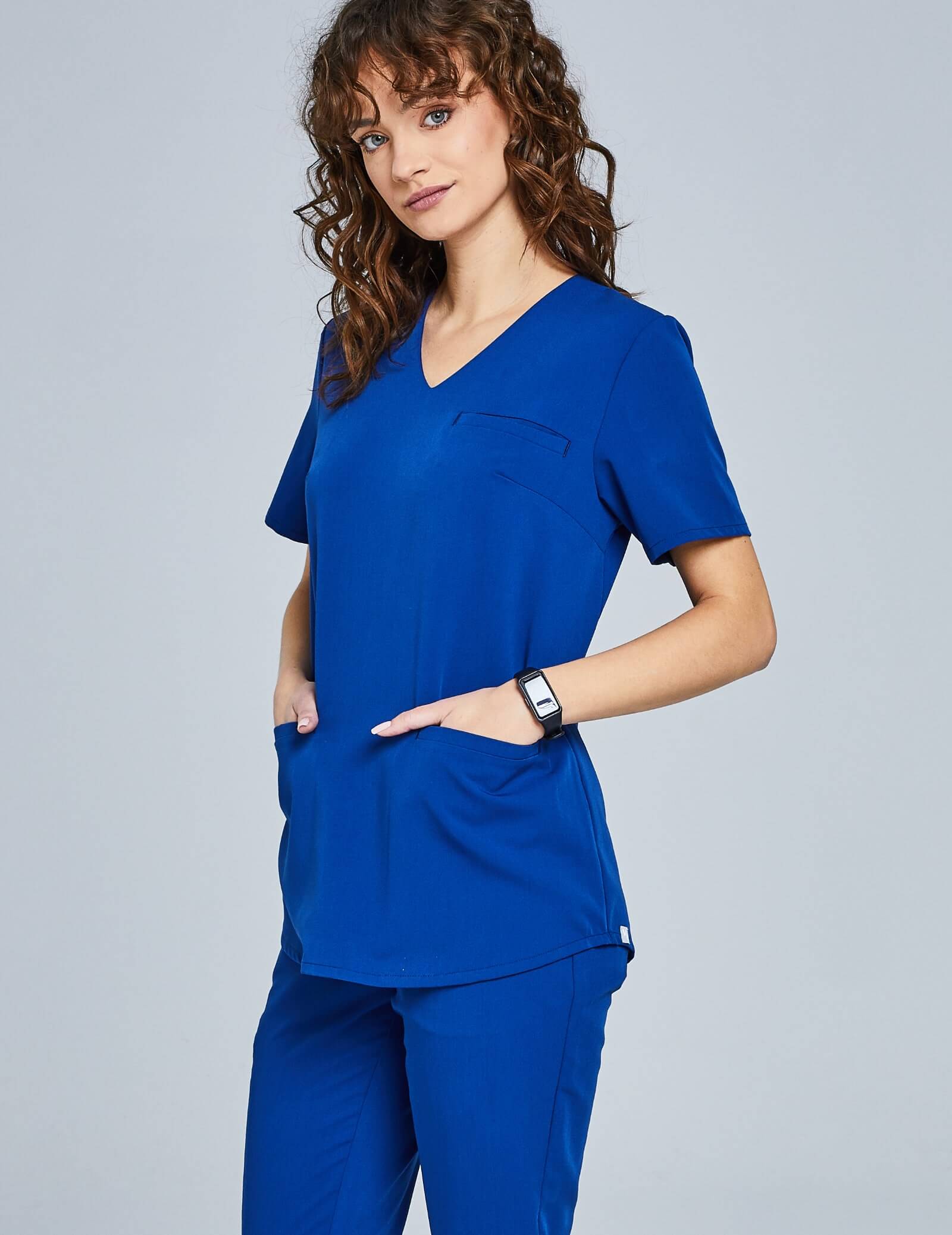 Bluza Medyczna Grace - COBALT BLUE