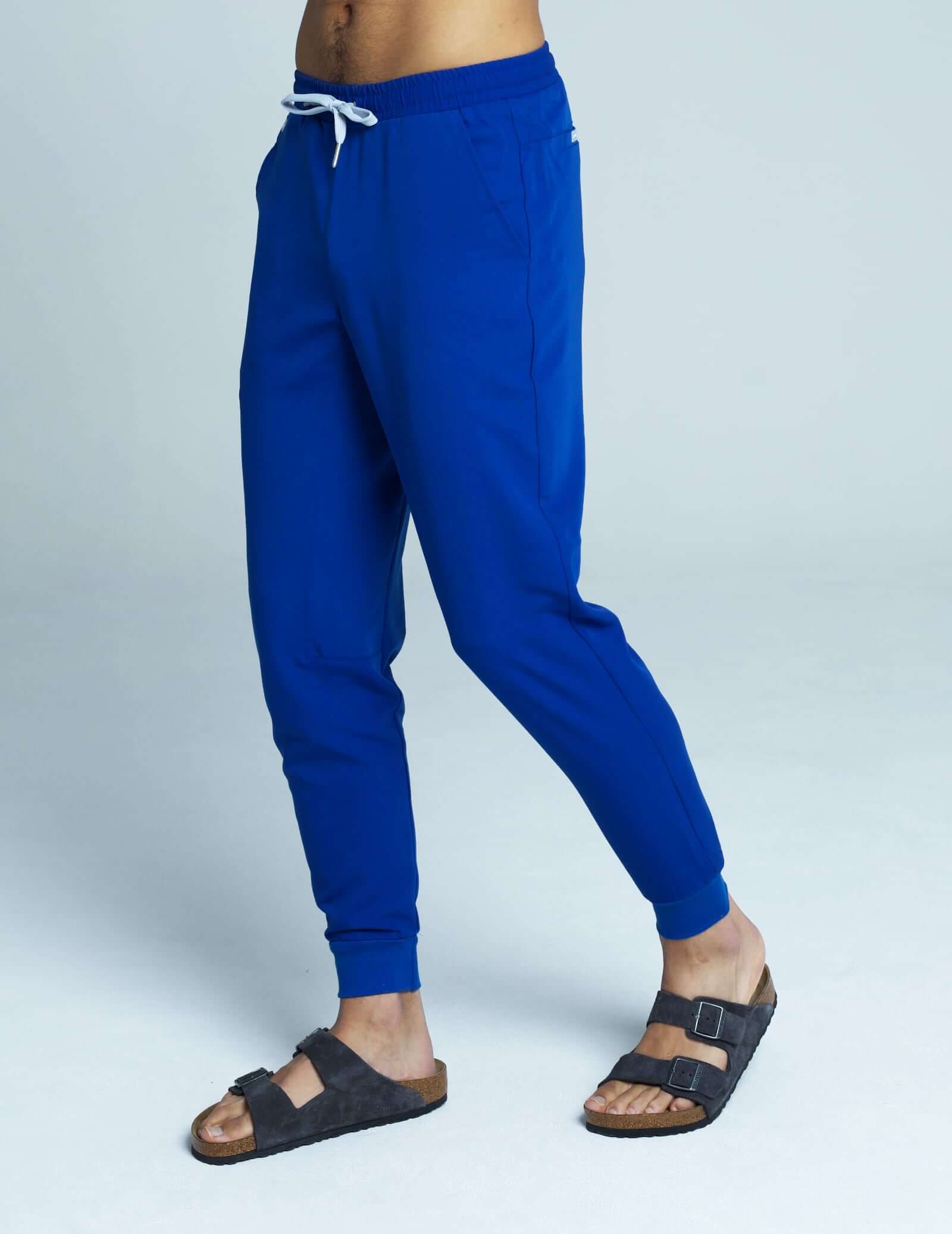 Pánske nohavice Joggers - COBALT BLUE