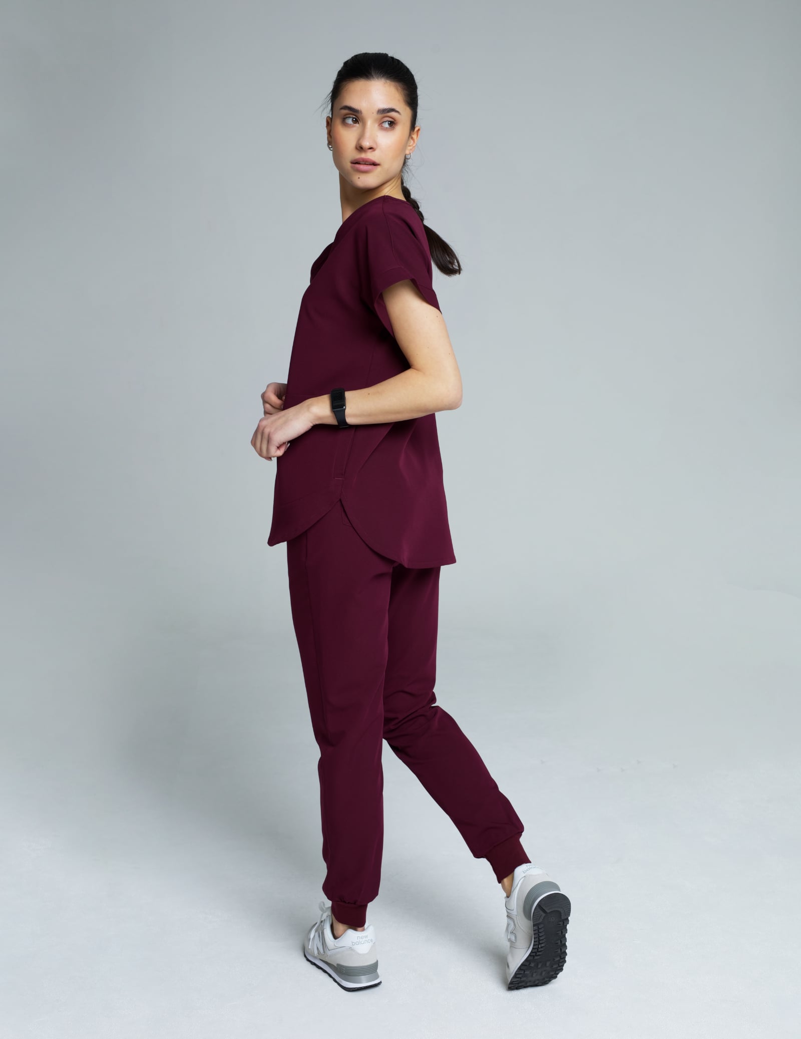 Dámské kalhoty Jogger - Burgundy