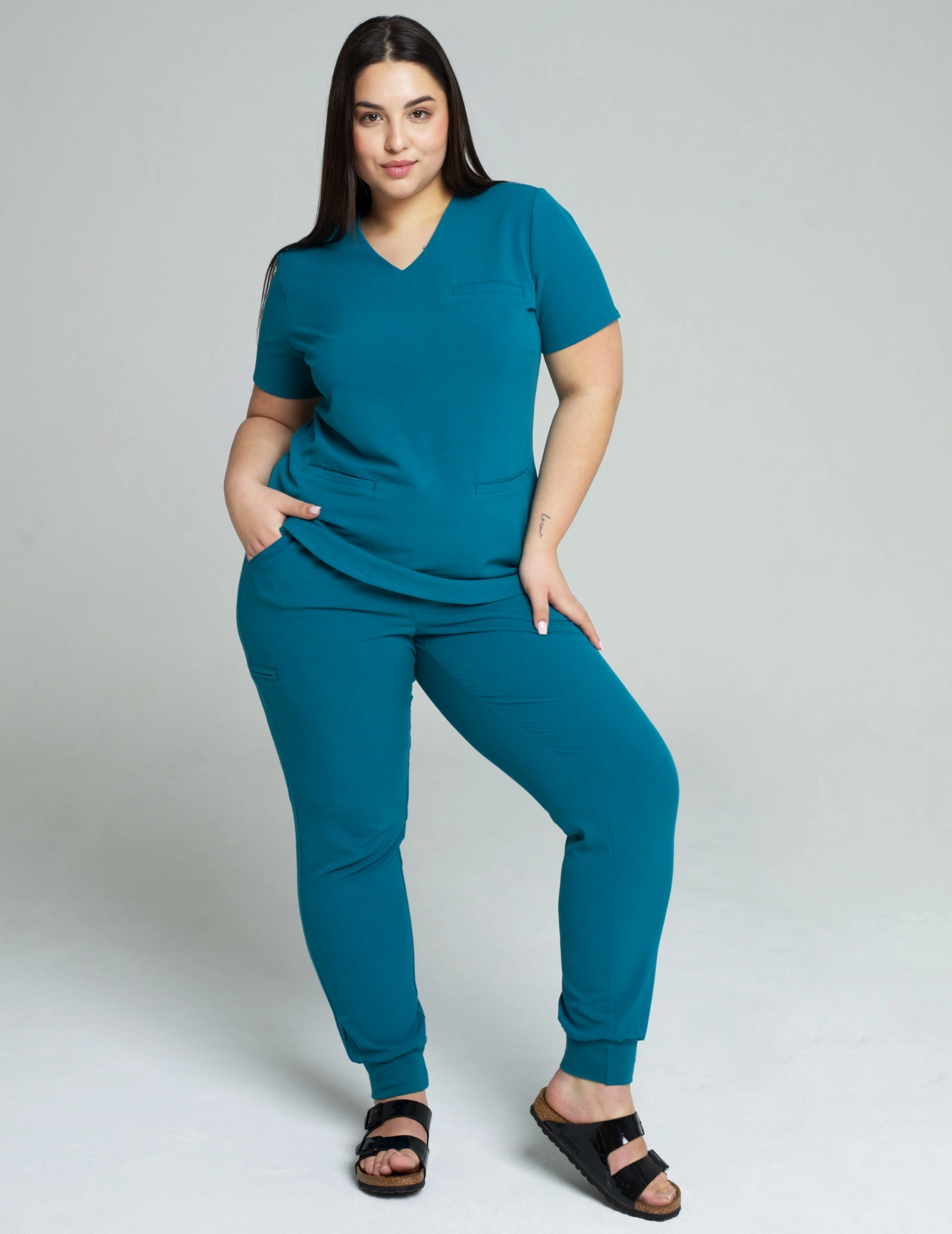 Dámske nohavice Joggers - OCEAN BLUE