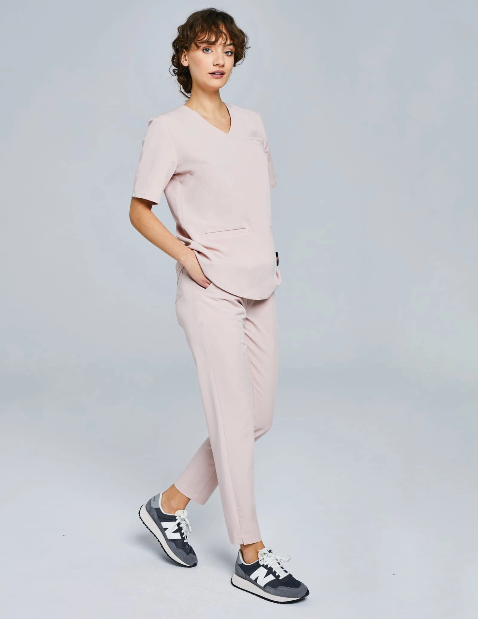 OUTLET Kalhoty Basic - DUSTY ROSE