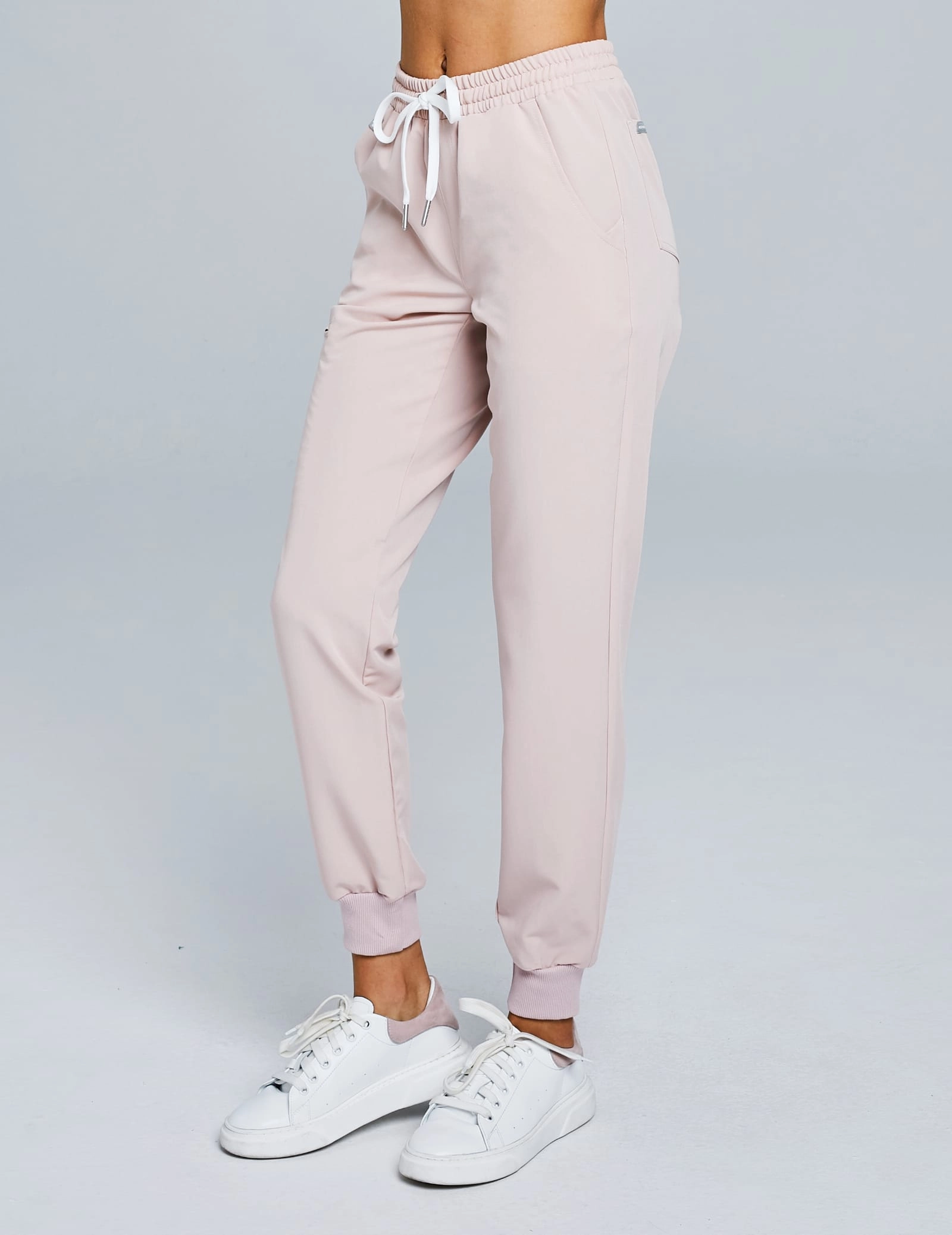 OUTLET Dámske nohavice Joggers - DUSTY ROSE