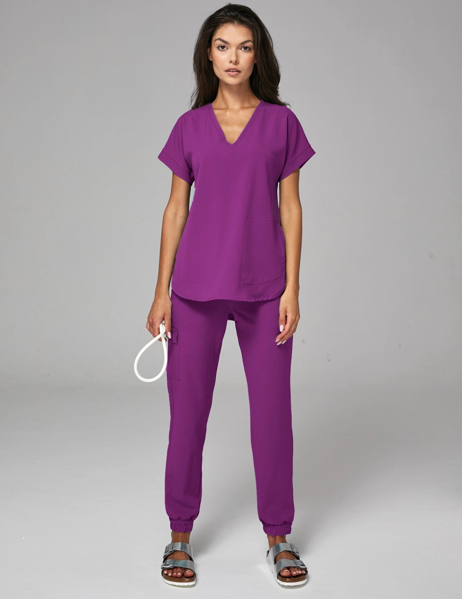 Kalhoty Amelia Jogger - GRAPE PURPLE