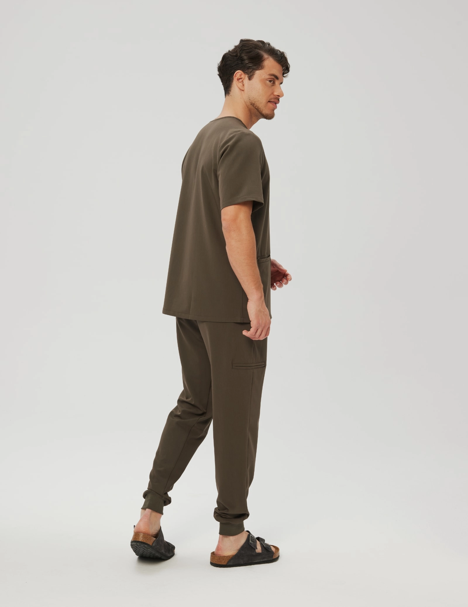 Pánske nohavice Joggers - OLIVE NIGHT