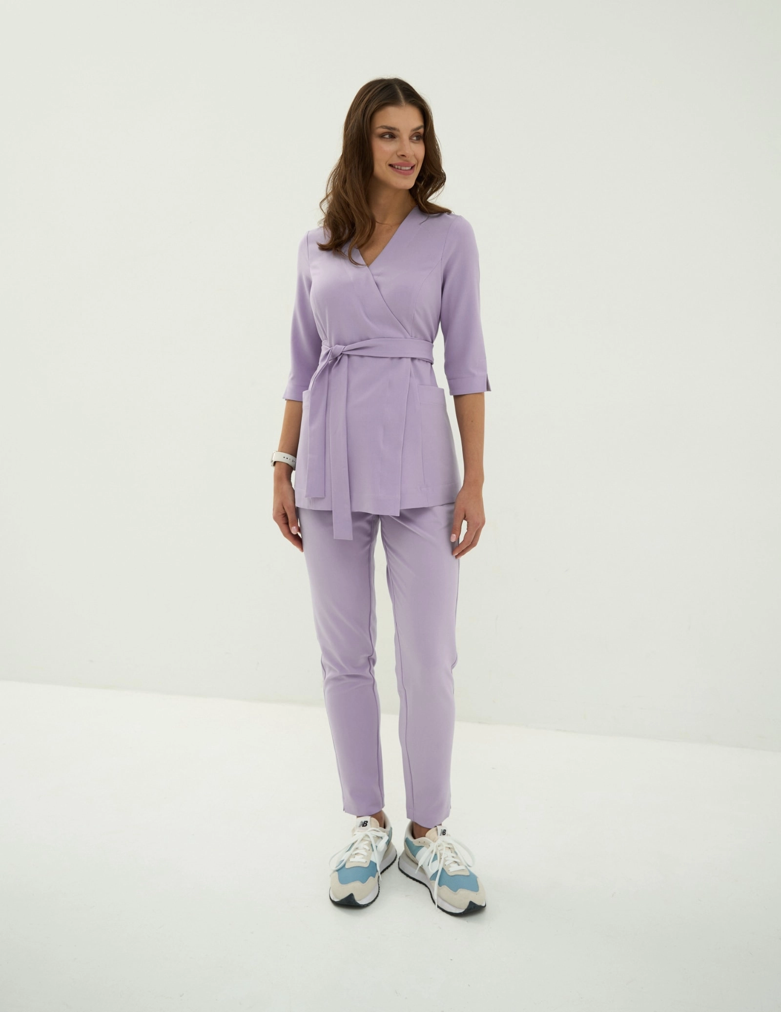 Dámské kalhoty Basic - PURPLE HEATHER