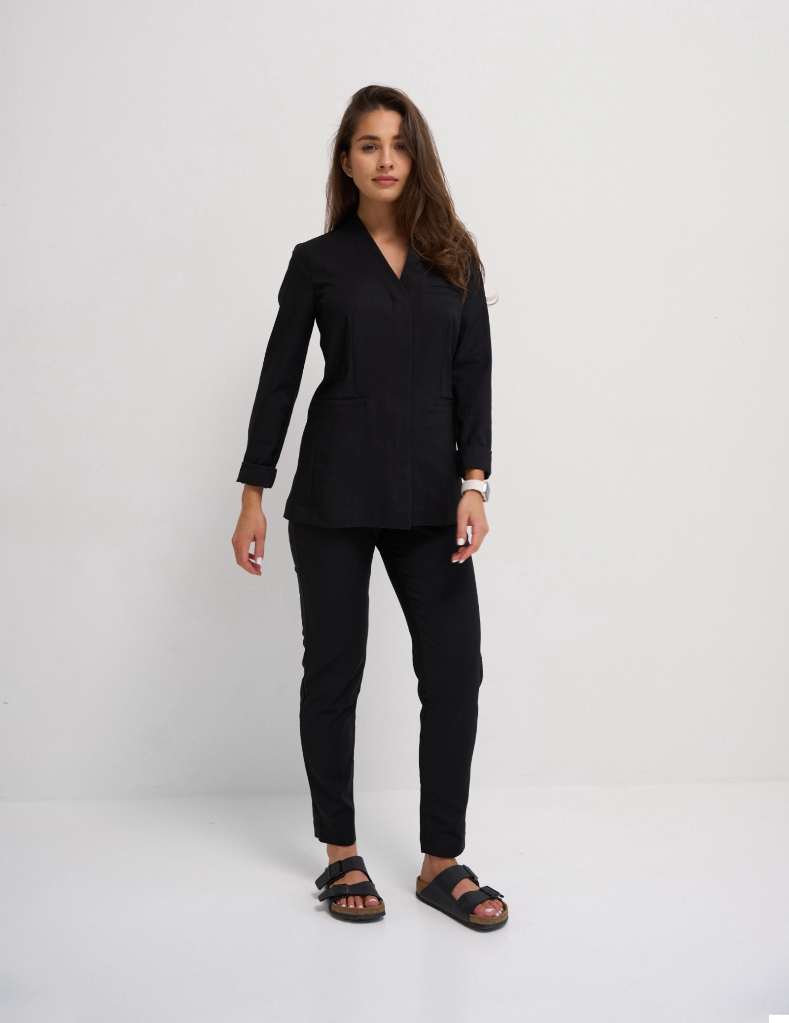 copy of Bluza medyczna wiązana Rosalie - TRUE BLACK